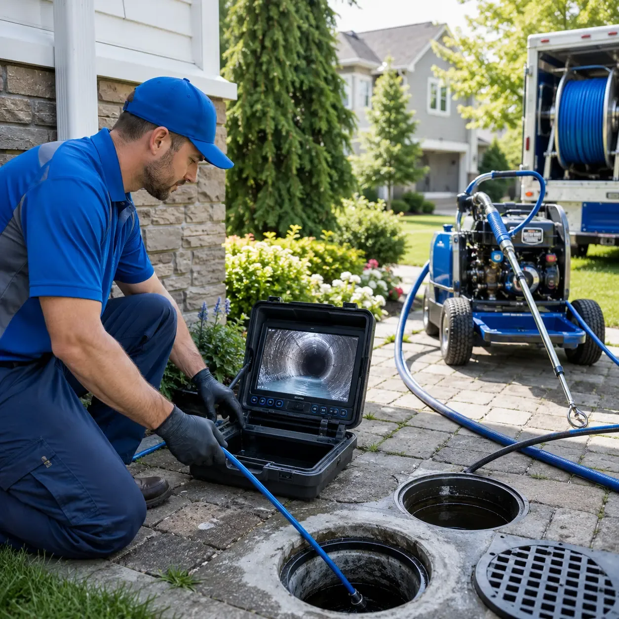 Outdoor drain cleaning professionals serving Ruby, NY